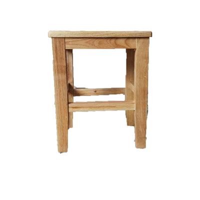 China 2021 Classic Xingsheng Square Wooden Natural Color Small Stool For School for sale