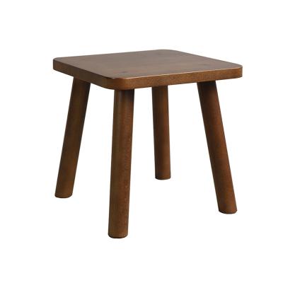 China Modern Solid Wood Creative Square Stool Small Small Xingsheng Stool Nordic Style Stool for sale