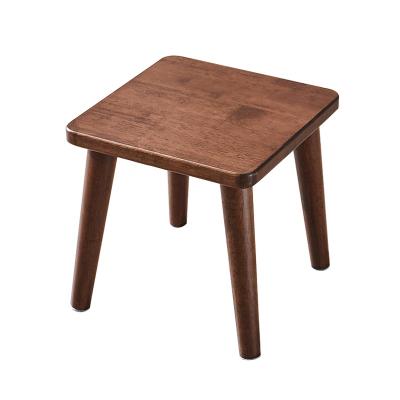 China Xingsheng Modern Low Stool Single Shoe Stool Household Solid Wood Changing Stool for sale