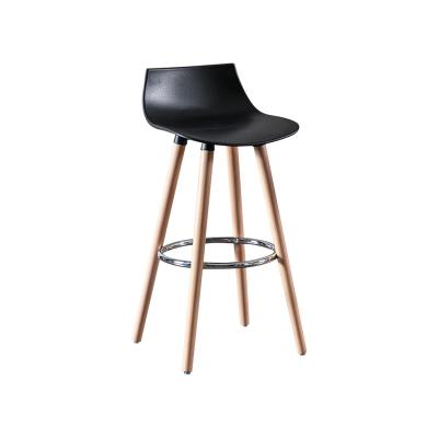 China Modern Nordic Style Wooden Bar Stool Chair Modern Bar Stool for sale