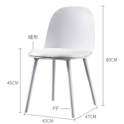 China Contemporary Home Xingsheng America Europe Living Room Furniture s Modern Face Chair Black White Northern Plastic Dining Chair for sale