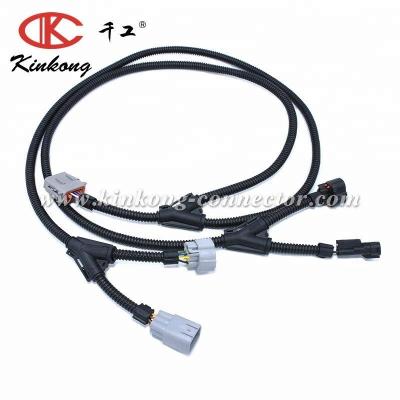 China Automobile Kinkong Automotive Wiring Harness With 6 Pin Deutsch Connector for sale