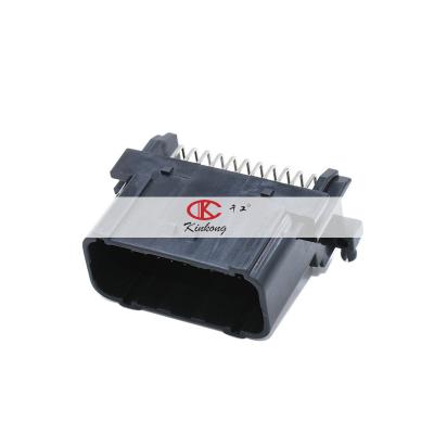 China Waterproof motorcycle hearder ECU male PCB automotive 33 pin connector socket 6188-4871 for sale