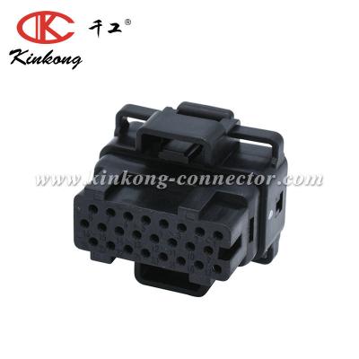 China 24 Pin Female Auto Fuel Injector EFI Motorcycle Motorbike ECM FICM Plug ECU Waterproof Housing Connector 4-1437287-5 for sale