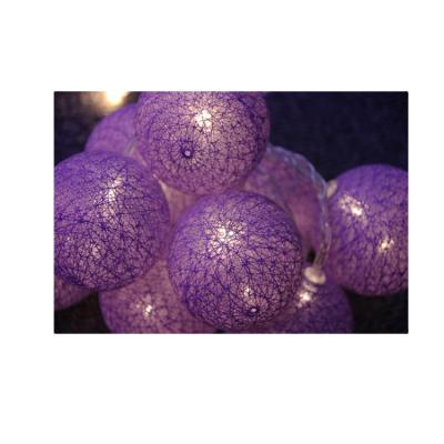 China String Light Fairy Cotton Balls String Lights for Decorative Christmas Light Holiday Light for sale