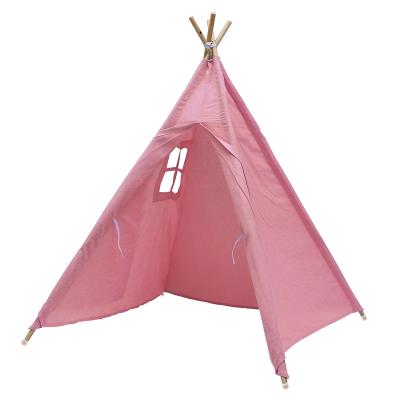 China Catton Deal Portable Children's Indoor Outdoor Play Tent and Canvas Foldable Tent and Canvas Tent for sale