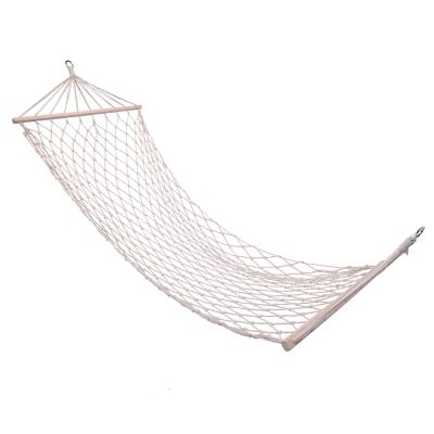 China Factory Price Wooden Pole Cotton Rope Adult Cheap Hammock Bed With Rope White for sale