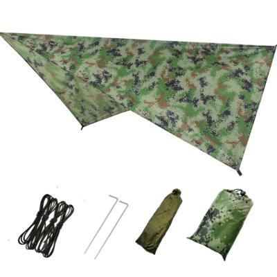 China Outdoor Polyester Travel Umbrella And Rain Proof Nylon Waterproof Hammock Camping Tarp for sale