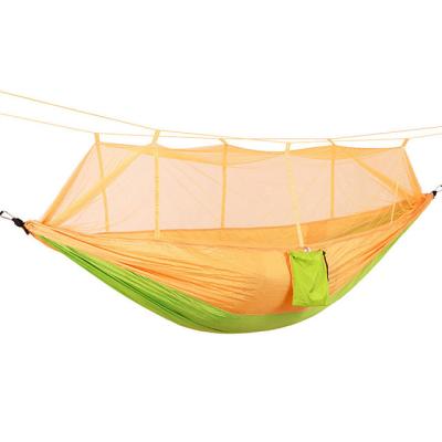 China Adult Hanging Outdoor Quad Hammock Canopy Swing Bed for sale