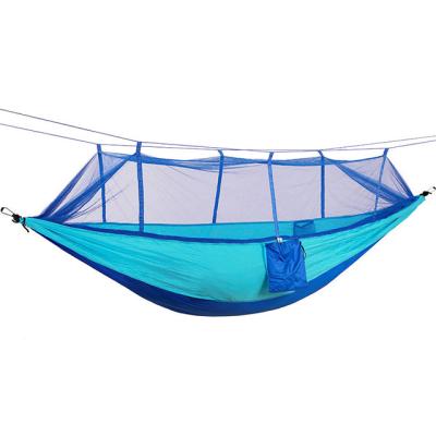 China Rectangular adult high quality nylon camping hammock for sale