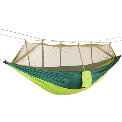 China Adult Nylon Mesh Covered Tree Camp Parachute Hammock for sale