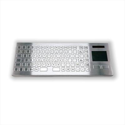 China Wireless 2.4G Industrial Keyboard With TouchPad  F-TP-386143-W 3500g Weight for sale