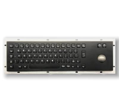 China Stainless Steel Mechanical Industrial PC Keyboard With Trackball Maintenance Free for sale