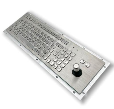 China Stainless Steel Panel Mount Keypad IP65 / IK07 With Operating Lever Stick for sale