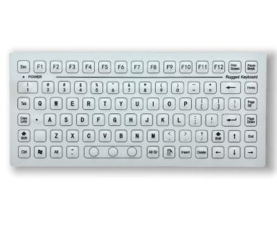 China 85 Keys Industrial PC Keyboard Lightweight One Piece Matte Membrane On Top Keyboard for sale