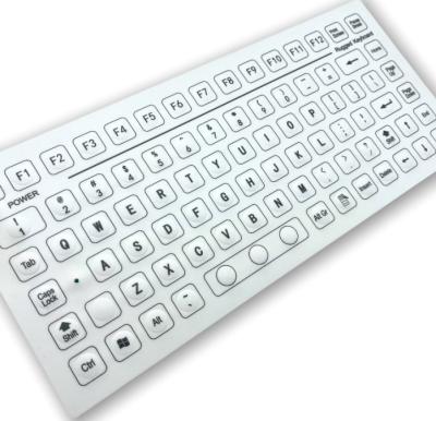 China IP67 85 Tasten Industrielle Membran Tastatur antistatisch wasserdicht staubdicht Hinterplatte montiert bei -40°C zu verkaufen