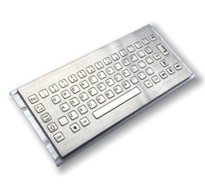 China Waterproof IP65 Stainless Steel Keyboard SUS304  Compact design Keyboard MINI sized Rear Panel Mounted -40℃ for sale