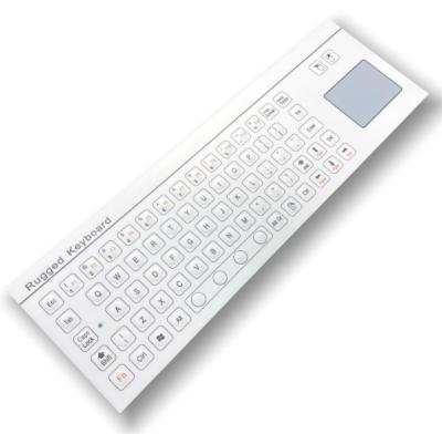 China 71 Keys IP67 Panel Mounted Keyboard Mini Industrial Membrane Keyboard F8-TP-B for sale