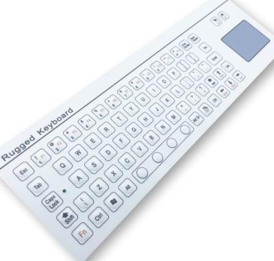 China IP67 surface Industrial Membrane Keyboard integrating TouchPad One Piece Matte Membrane On Top for sale