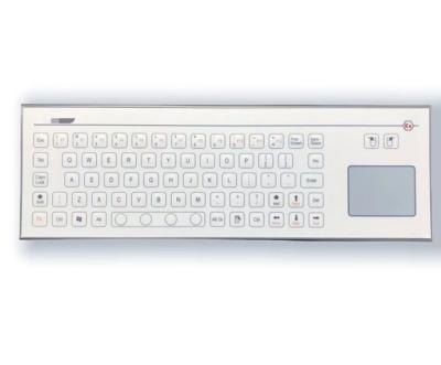 China Individuelle industrielle Tastatur mit Touchpad IP67 PET Explosionssicherung Tastatur zu verkaufen