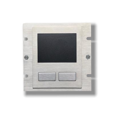 China IP65/IK07 Waterproof/Dustproof Industrial Stainless steel TouchPad Rear Panel Mouned USB interface for sale