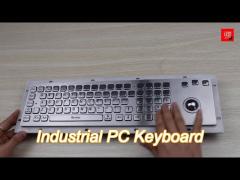 kiosk ip65 / ik07 stainless steel industrial pc keyboard sus304 waterproof dustproof anti-vandalism