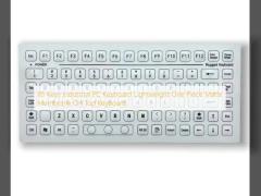 85 Keys Industrial PC Keyboard Lightweight One Piece Matte Membrane On Top Keyboard