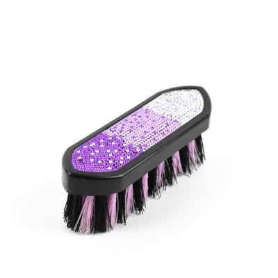 China Pp hot! elegant horse brush bling with purple gradient pattern / rhinestone for sale