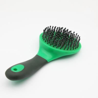 China PP+TPR Plastic Equine Care Mane And Tail Horse Brush for sale