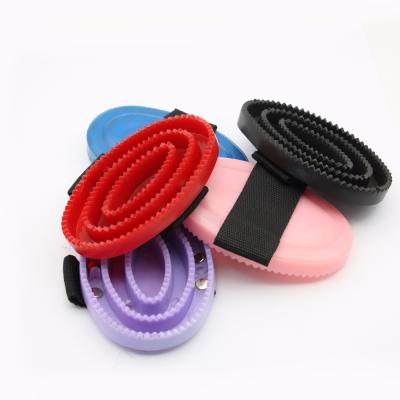 China Factory Manufacture High Quality PP Plastic Horse Massage Brushes for sale