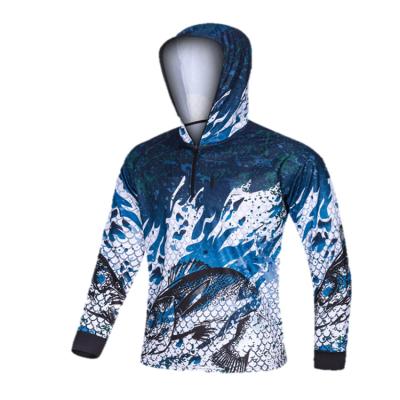 China 2022Wholesale Breathable Fishing Hoodie Printed Long Sleeve T-shirts For Fishing Quick Dry Custom UV Protection UV Shirts T-shirts for sale