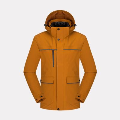 China Breathable Two Tone Color Mountaineering Hooded Windbreaker Jacket Men Waterproof Jacket for sale