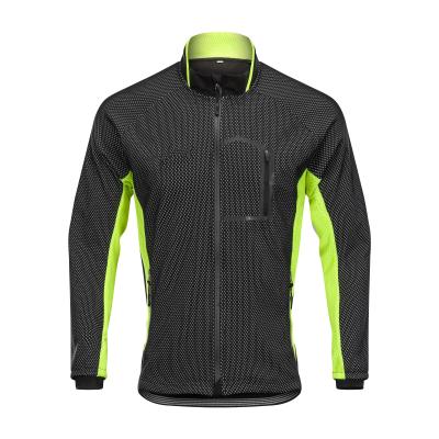 China Winter Cycling Jersey Wholesale Breathable Velor Lined Compound Thickened And Shear Cold Proof Custom Cycling Jersey Rain Windproof for sale