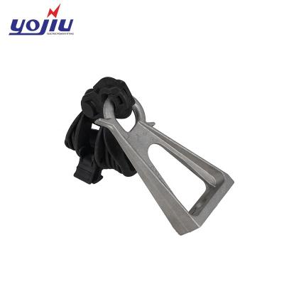 China Hanger Clamp For Overhead Line Low Voltage ABC Accessories Electrical Cable Accessory Plastic Hanger Clamps With Bracket for sale