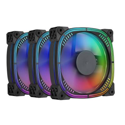 China Computer Case ARGB Computer Case Fan With Unlimited Space Light Effects Water Cooling PC Fan Kit Air Cooling Fan for sale