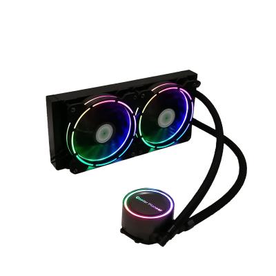 China RGB/Colorful RGB LS-P240-DEL CPU Cooler Water Block 240 Series Liquid Cooling PC Cooling Case Computer RGB Kit RGB Water Cooling Case 'water for sale