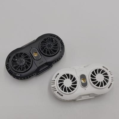 China Cooler ABS+Aluminum Phone Holder Smartphone Cooler Fan Whole Phone Radiator Fan Cooler Heatsink for Games Live and Vlog for sale