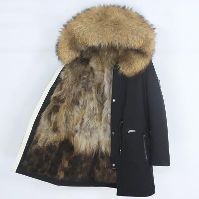 China OFTBUY 2021 Regular Men Waterproof Fox Jacket Winter Parka Real Fur Coat Thick Warm Detachable Warm Outerwear Streetwear Natural Fur Coating for sale