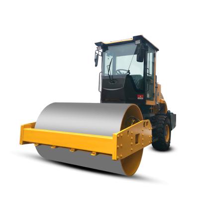 China Building Material Stores Imported Hlyclaulic Single Steel Pumup Steering 6 TON Mini-Road Roller for sale