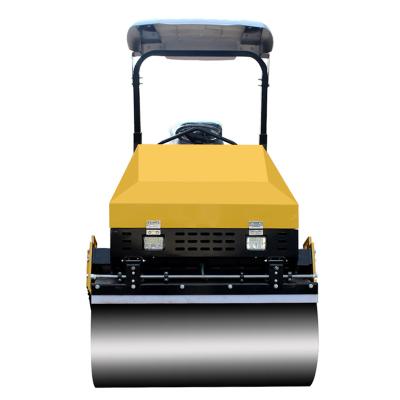 China Building Material Shops 1 Ton, 2ton, 3ton, 4 Ton Tower On Double Drum Steel Road Roller Mini Compactor for sale