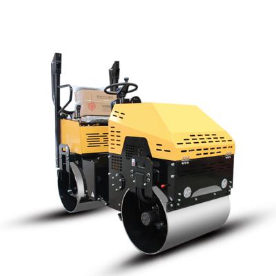 China Building Material Shops Small Series Double Vibrating Roller Drive 1.3 Tons Small Roller 2 Tons Small Roller for sale