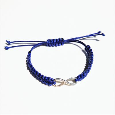 China Lucky Hand Rope Braided Friendship LOYALTY Infinite Couples Bracelet Personalized Adjustable Hand Rope for sale