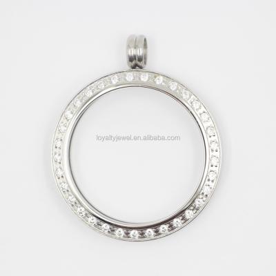 China Newest Sight Pendant Coin Interchangeable Necklace Jewelry Necklace Pendants Frame Masks Coin Disc Pendant for sale