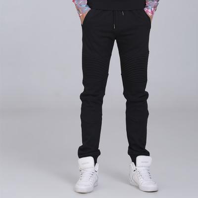 China New Fashion Men Breathable Pants With Zipper Pockets Fashion Design Mens Black Jogger for sale