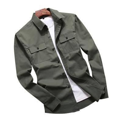 China Wholesale Men's Anti-pilling Trend New Style Military Casual Long Sleeve Designer Shirt for sale