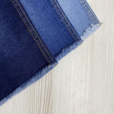 China 71/25/2/2 cotton polyester rayon spandex twill denim fabric stretch denim fabric Abrasion-resistant for sale for sale