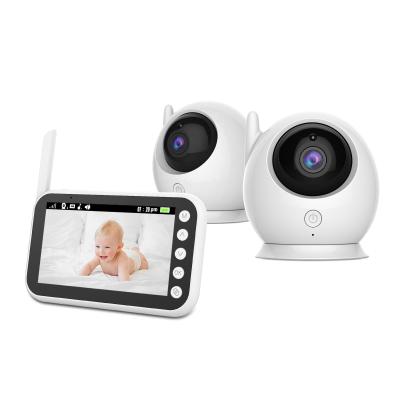 China NEW Video Music Player 4.3inch Wireless Baby Monitor with 2 Cameras Two Way Speaker and Night Vision Baby Monitor for sale