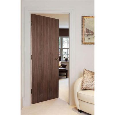 China Simple Compound Wood Decoration Exterior Internal Interior Doors Wood Entrance Solid PVC Core Doors for sale