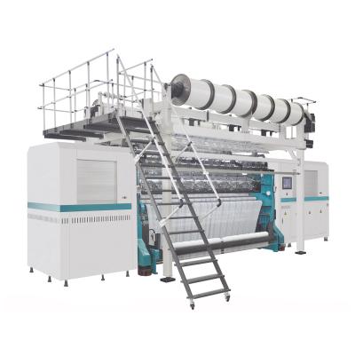 China Garment Shops High Speed ​​Warp Knit Jacquard Elastic Fabrics Lace Up Making Machine for sale