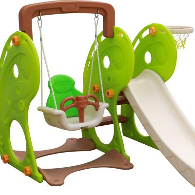 China 1-8 years old China fashion plastic slide and ball frame of child's swing set with wholesale for sale